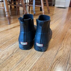 Hunter Classic Black Short Boots
